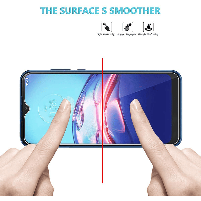 Paquete de 3 protectores de pantalla para Motorola Moto E 20