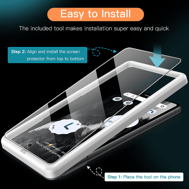 Protector de Pantalla para Google Pixel 7, Película de Vidri
