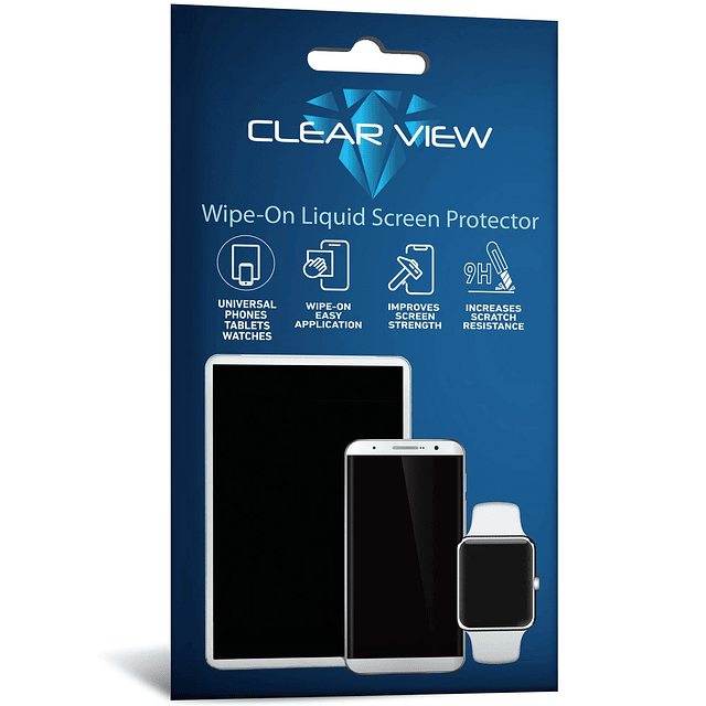 Protector de pantalla de vidrio líquido ClearView | Cubre ha