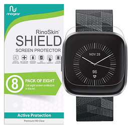 paquete de 8 Protector de pantalla para Fitbit Versa 2 Prote