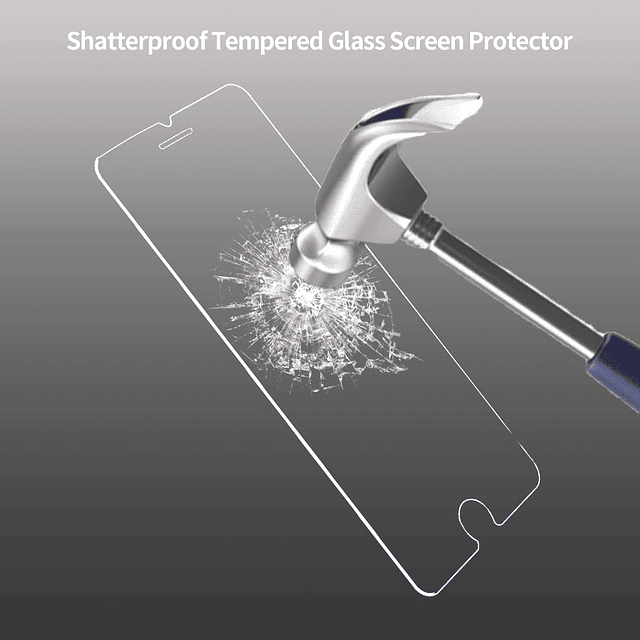 Protector de pantalla de vidrio para iPhone 8/7/6s/6/SE 3 20