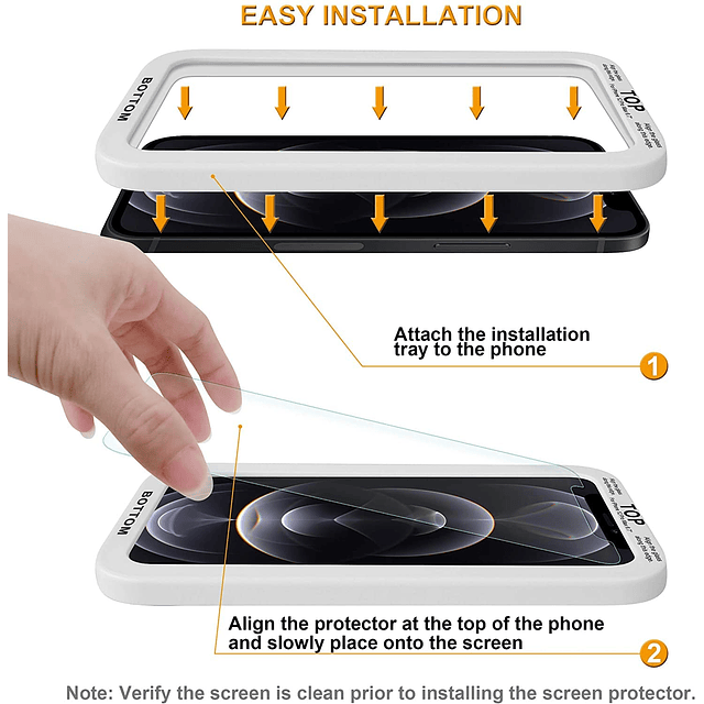 paquete de 2 diseñado para iPhone 14 Plus/iPhone 13 Pro Max