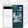 Paquete de 3+3 Diseñado para Google Pixel 6a Protector de pa