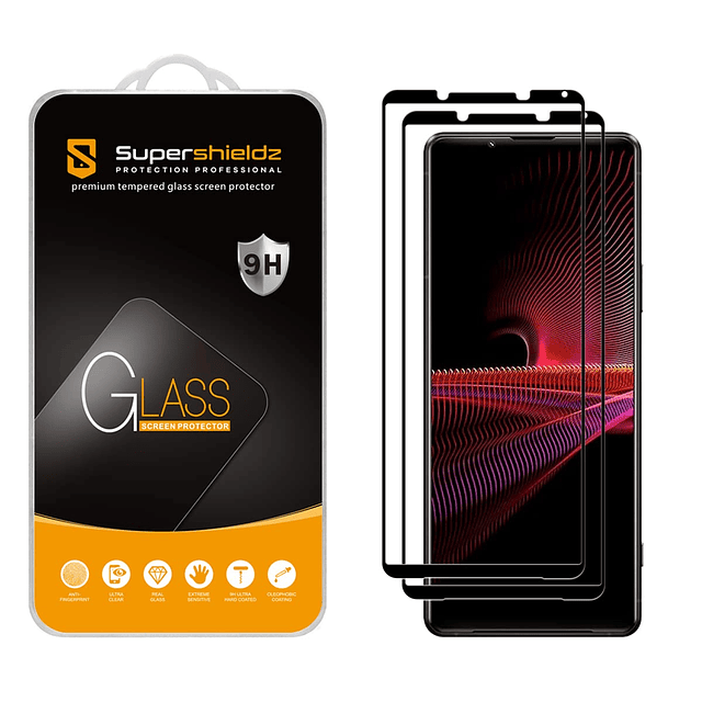 paquete de 2 diseñado para Sony Xperia 1 III Protector de pa