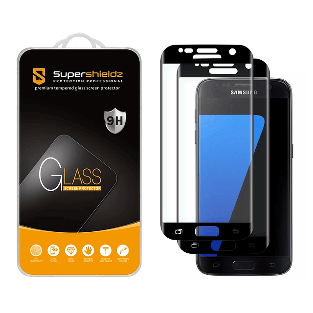 paquete de 2 diseñado para Samsung Galaxy S7 Protector de pa