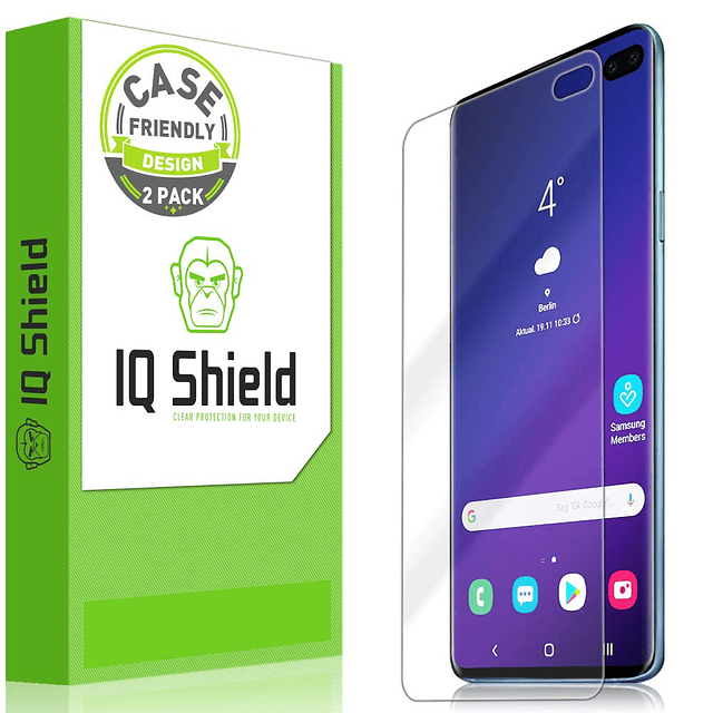 Protector de pantalla compatible con Galaxy S10 Plus S10+ de