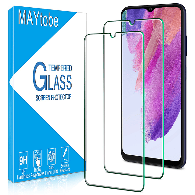 paquete de 2 diseñado para Samsung Galaxy A03, protector de