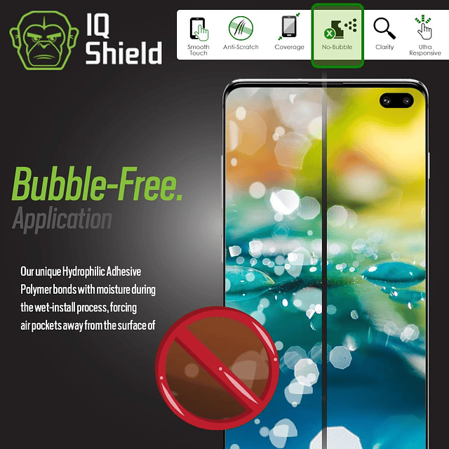 Protector de pantalla compatible con Galaxy S10 Plus S10+ de