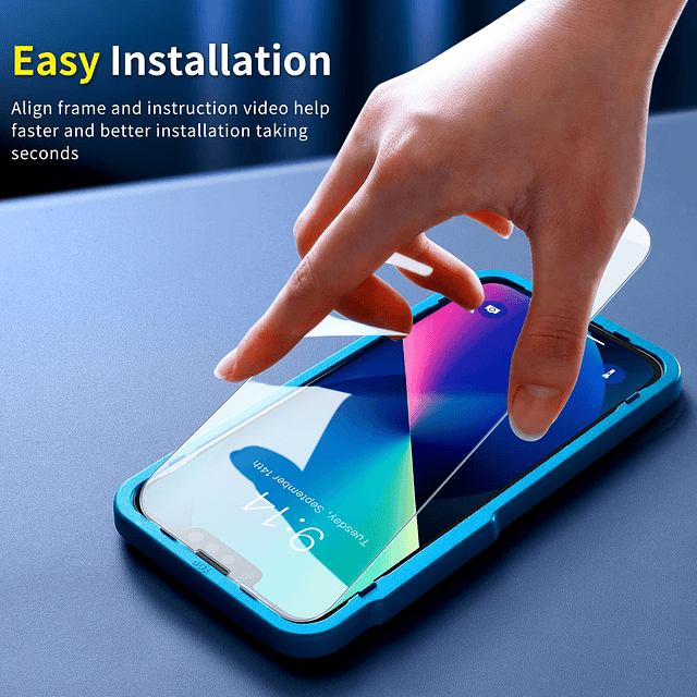 Paquete de 3 protectores de pantalla para iPhone 14/iPhone 1