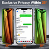 Protector de pantalla de privacidad para iPhone 12 Pro Max,