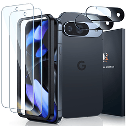 2 Pack para Google Pixel 9 Protector de Pantalla con 2 Pack