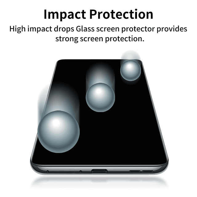 4 unidades Protector de pantalla de cristal compatible con O