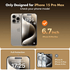 Protector de pantalla de privacidad para iPhone 15 Pro Max,