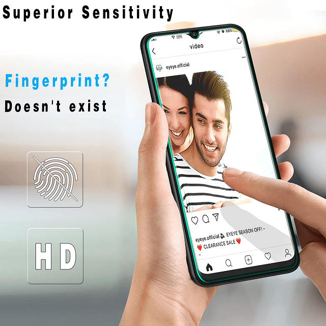 Paquete de 3 Protector de Pantalla para Samsung Galaxy A32 5