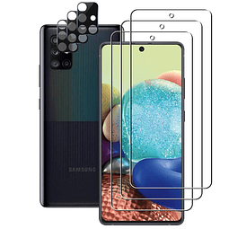 3+3 para Samsung Galaxy A71 5G / 4G paquete de 3 Protector d