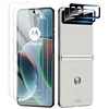 Paquete de 2+2 para Motorola Razr 2023 Protector de pantalla