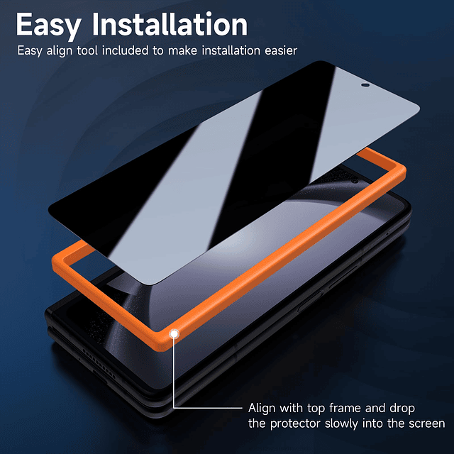 Paquete de 2 Protector de pantalla de privacidad para Samsun