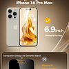 Protector de pantalla de privacidad para iPhone 16 Pro Max,