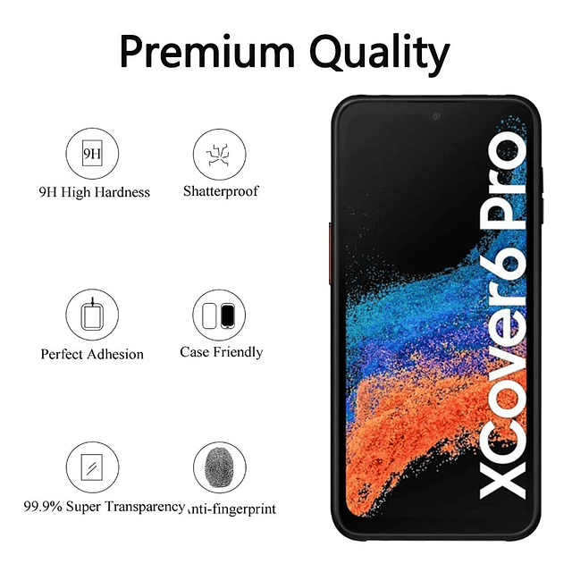 Paquete de 3 protectores de pantalla para Samsung Galaxy Xco