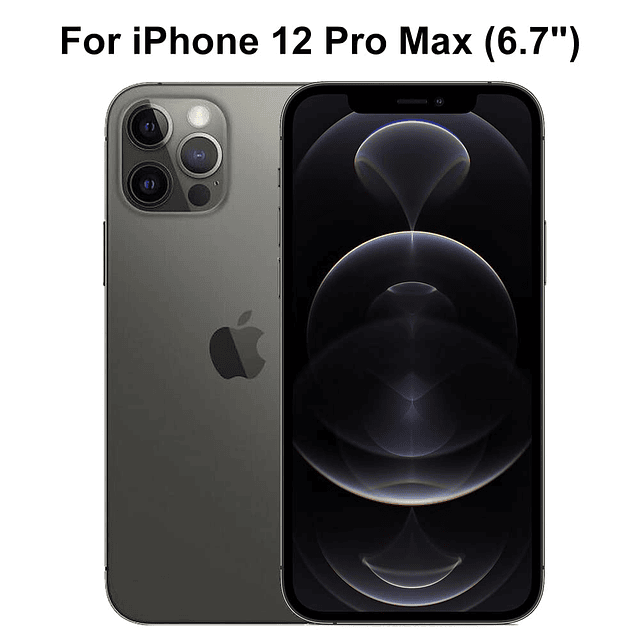 3+3 para iPhone 12 Pro Max 6.7" paquete de 3 Protector de pa