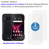 para Kyocera DuraForce Pro 3 Protector de pantalla 2 unidade