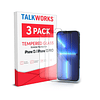 TALK WORKS Protector de pantalla de vidrio templado premium