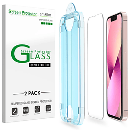 OneTouch Protector de pantalla de cristal compatible con iPh