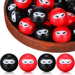 Squishy 20 Piezas Bolas Ninja para Alivio del Estrés Bolas S