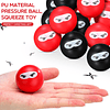 Squishy 20 Piezas Bolas Ninja para Alivio del Estrés Bolas S