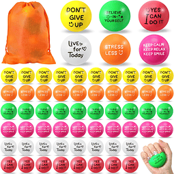 Squishy 150 bolas de estrés motivacionales a granel bolas de