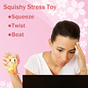 Squishy Squishy Fidget Stress Ball 4 piezas de juguetes sens