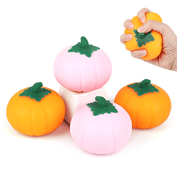 Squishy 4 piezas de juguetes de estrés de calabaza de Hallow