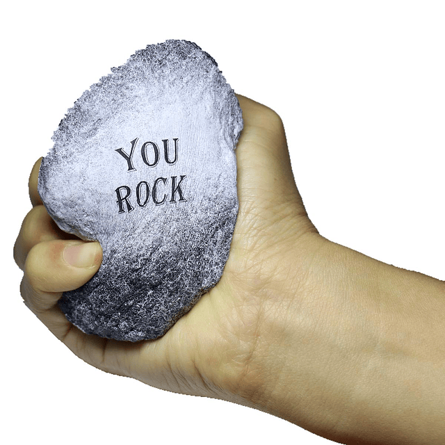 Squishy You Rock Stress Ball para novia, marido, esposa, ali