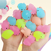 Squishy 30 piezas Mochi animales juguetes brillan en la oscu