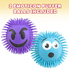 Squishy Emoticon Puffer Ball, juego de 2, juguetes Fidget pa