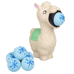 Squishy Llama Ball Popper Toy Incluye 4 bolas de espuma suav