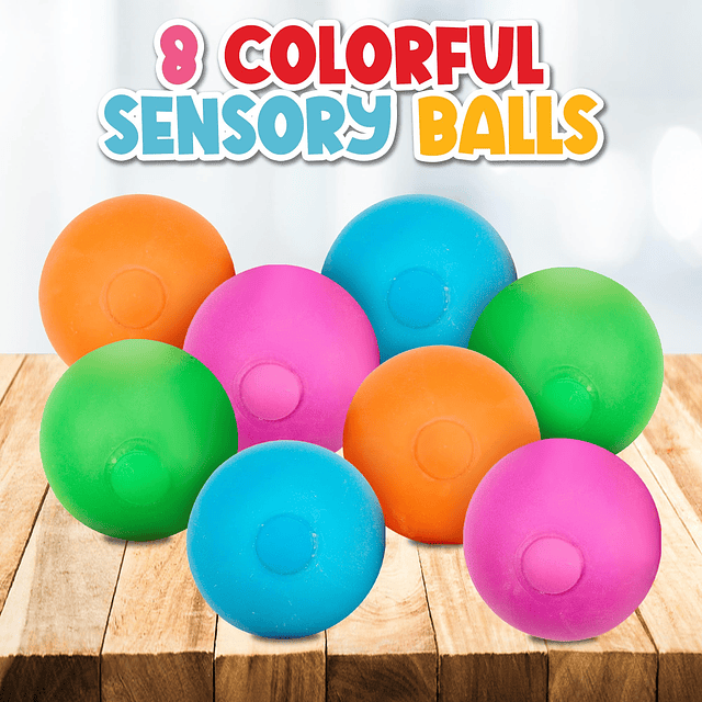 Squishy Bolas antiestrés para tirar, estirar y apretar, 8 un