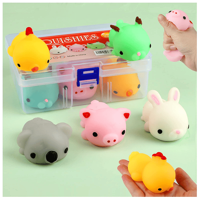 Squishy squishies Squishy Toy 5 piezas Tamaño mediano 3 pulg