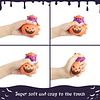 Squishy Paquete de 6 juguetes blandos de Halloween, bolas an