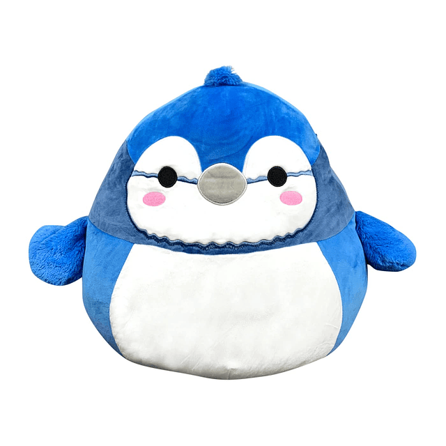 Squishy Squishmallow Oficial Kellytoy Babs The Blue Jay Bird