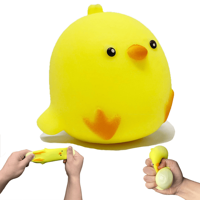 Squishy Bolas de estrés de pollo, juguetes blandos para rega