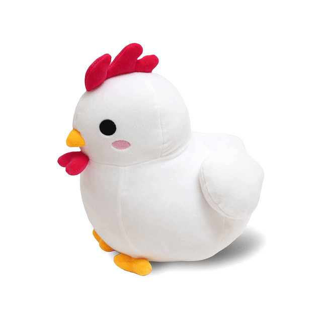 Squishy Peluche de pollo blanco Peluche de gallo de peluche