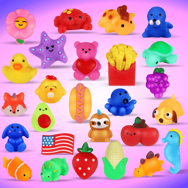 Squishy Squishy Toys, paquete de 27 Squishies Party Favors p