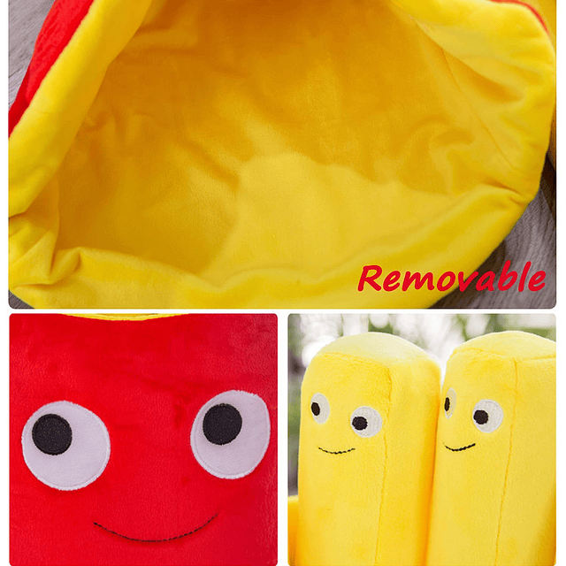 Squishy Linda bolsa de papas fritas de 11.8 pulgadas de pelu