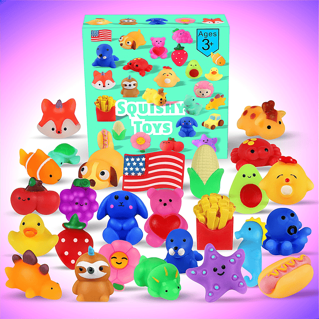 Squishy Squishy Toys, paquete de 27 Squishies Party Favors p