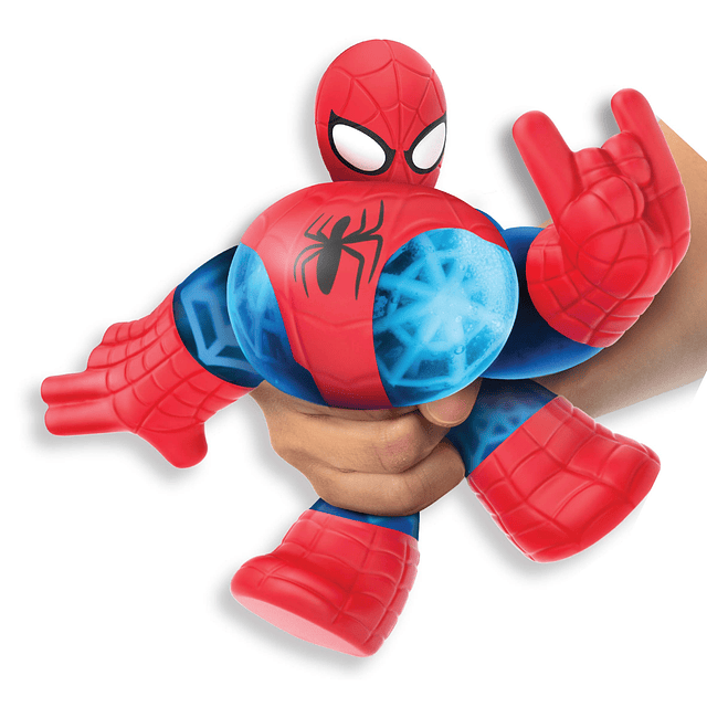 Squishy Paquete de héroes Marvel con licencia de SpiderMan,