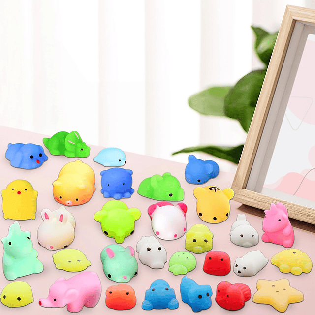 Squishy Squishes 20 piezas Tiny Mochi Squishy Toys para niño