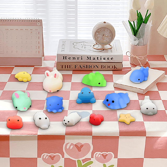 Squishy Squishes 20 piezas Tiny Mochi Squishy Toys para niño