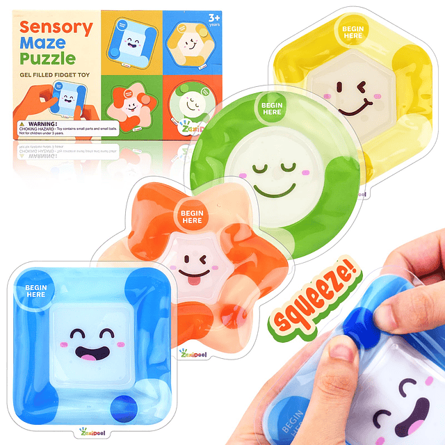 Squishy Juguetes sensoriales blandos para niños pequeños: Pa