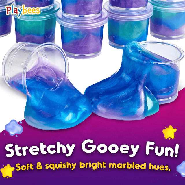 Squishy Mini Galaxy Slime Paquete de 48 Favores de fiesta de